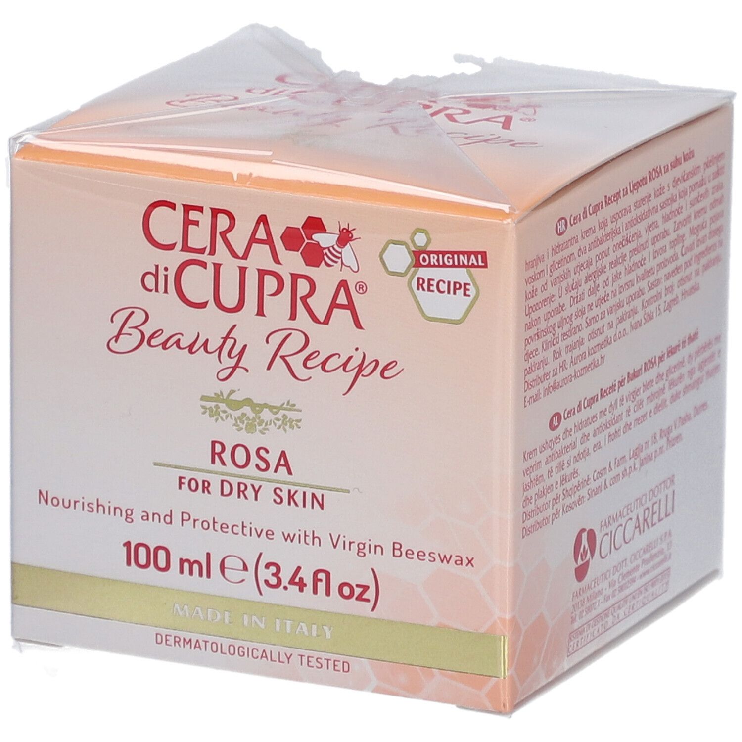 Cera DI Cupra rosa Topf 100 ml Creme