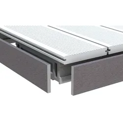 TraumGarten DreamDeck Abschlussleiste anthrazit 10x80x2000
