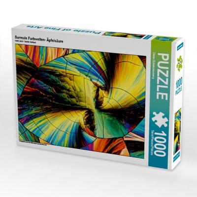 CALVENDO Puzzle Surreale Farbwelten- Äpfelsäure | 1000 Teile Lege-Größe 64x48cm Foto-Puzzle für glückliche Stunden