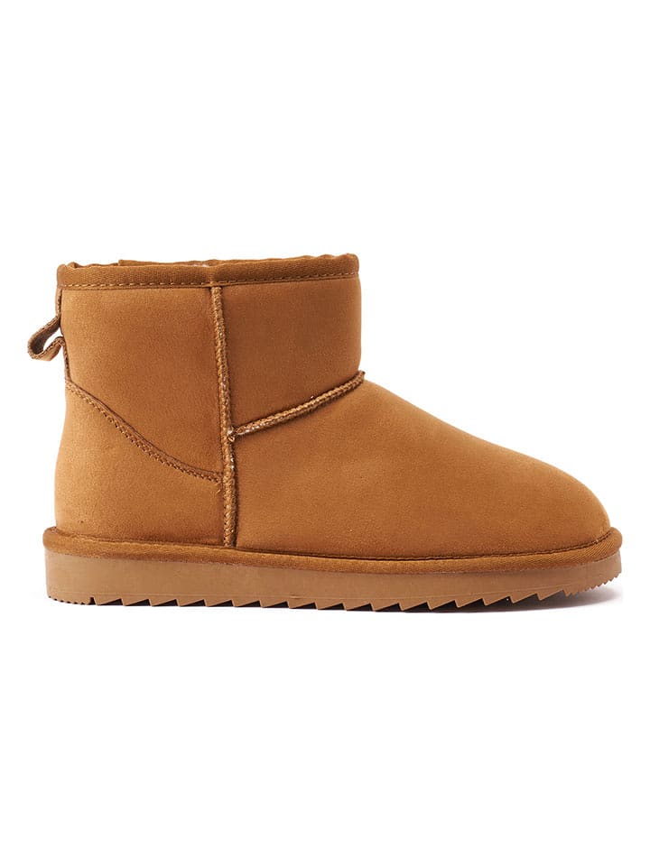 Mandel Ankle-Boots "Marina" in Hellbraun - 38