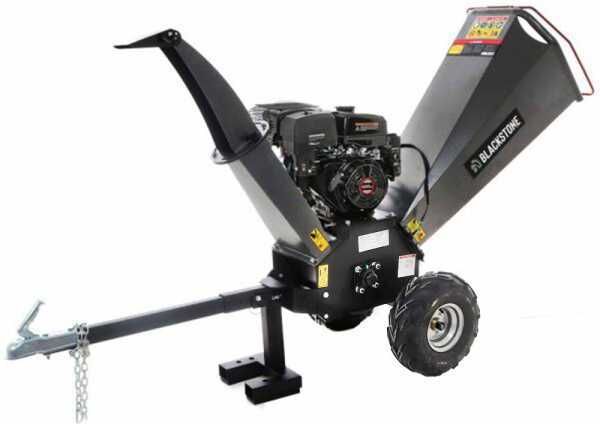 BlackStone BC 1500 LE - Broyeur de branches thermique professionnel - Moteur essence Loncin 15 CV