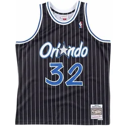Mitchell & Ness, Herren, Sportshirt, Swingman Jersey Orlando Magic 199495 Shaquille O'neal (S), Schwarz, S