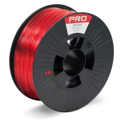 RS PRO PET-G 3D-Drucker Filament zur Verwendung mit Gängige Desktop-3D-Drucker, Lichtdurchlässig Rot (PETG, 1000 g, 1.75 mm) (1901954)