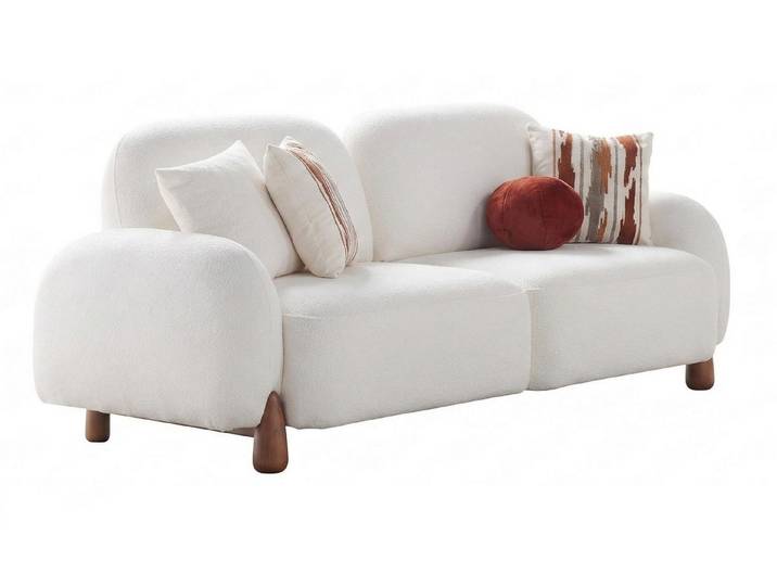 JVmoebel 3-Sitzer Modulares Weißes Bequemes Dreisitzer Sofa Moderner Stil Hoher Komfort, Made in Europa