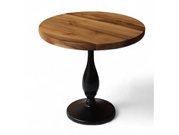JVmoebel Beistelltisch Kleiner Tisch Holzoptik Industrial Stil für Wohnbereich (1-St., 1-tlg)