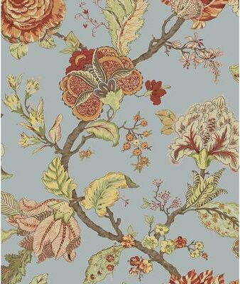 Seabrook Designs Lana Jacobean Pre-Pasted Wallpaper