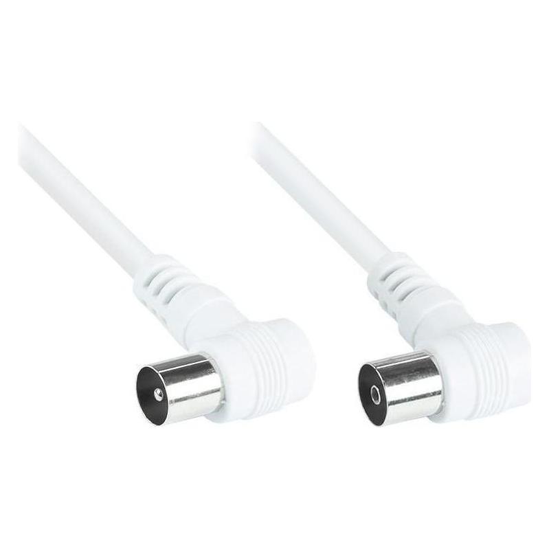 Varia Antennenkabel Koax/IEC gewinkelt, doppelt geschirmt (Antennenkabel) (426553)