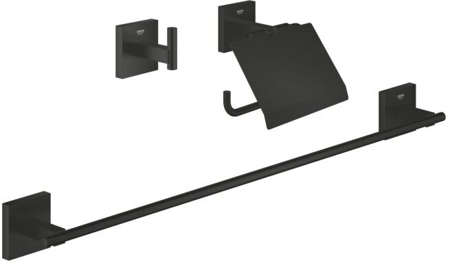Grohe Start Cube Accessoire Set 3-in-1 411242430 mattschwarz