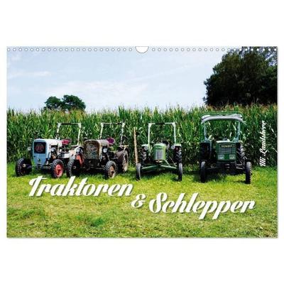 Traktoren und Schlepper (Wandkalender 2027 DIN A3 quer), CALVENDO Monatskalender