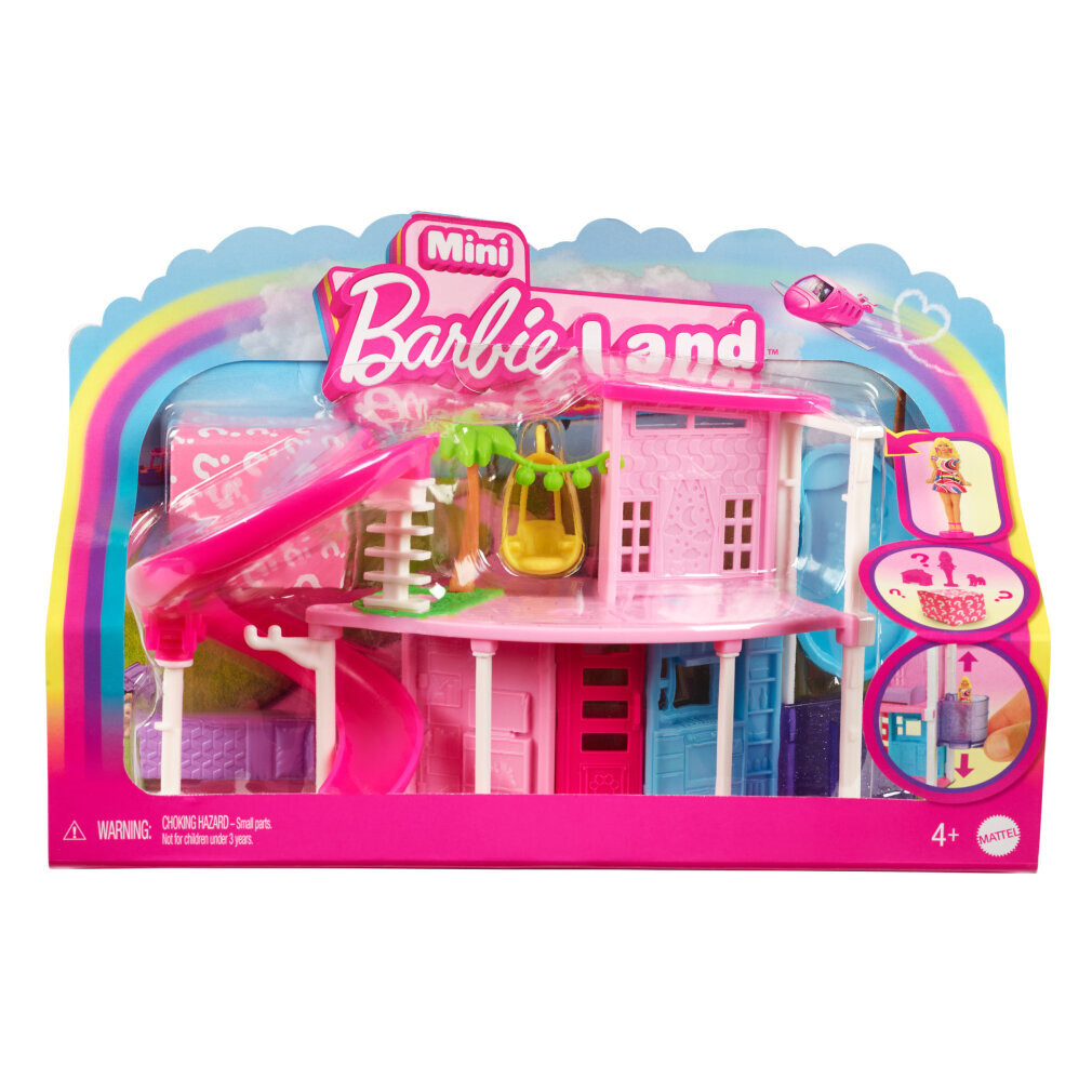 Barbie Mini BarbieLand HYF44 met 4 rokken en jurken