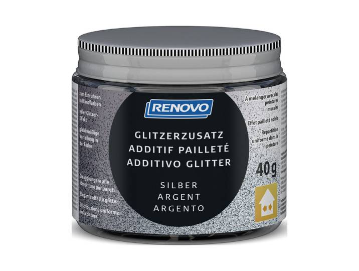 Renovo Glitzerzusatz Silber 40 gr