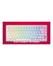 Cherry K33 COMPACT FS WIRELESS KEYBOARD WHITE FRANCE Tastatur Frankreich (G8D-24030PAAFR-0)