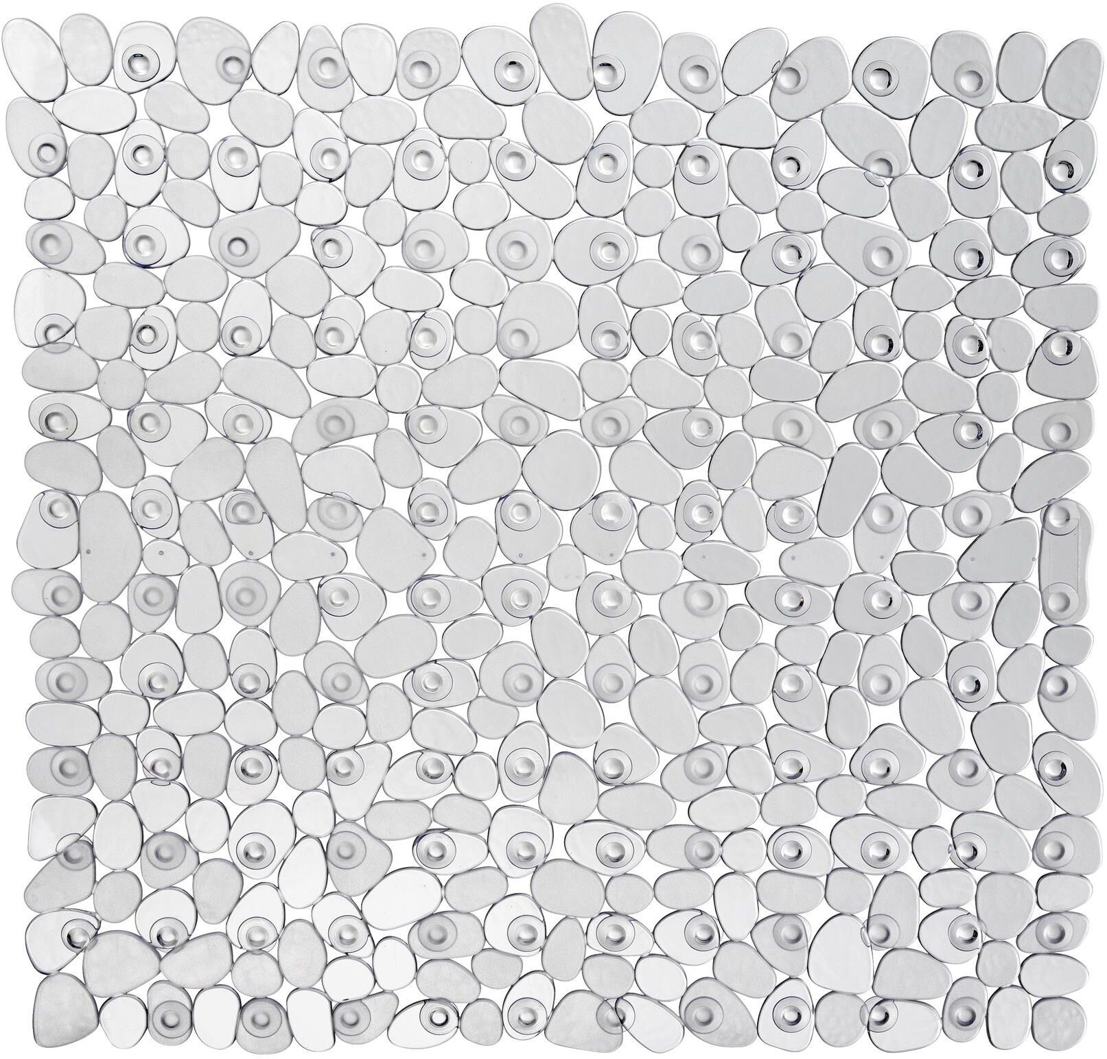 Duscheinlage WENKO "Paradise T", transparent, B:54cm L:54cm, Kunststoff, Wanneneinlagen, Duscheinlage transparent B/L: 54cm x 54cm