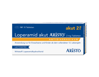 Aristo Pharma GmbH LOPERAMID akut Aristo 2 mg Tabletten 10 St 07756497
