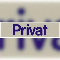 Contacto Wortschild PRIVAT