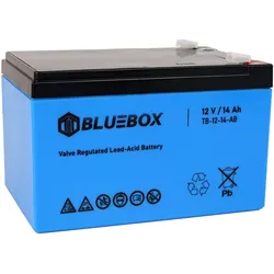 BLUEBOX VRLA AGM 12V 14Ah Gel-Batterie für Autobatterien