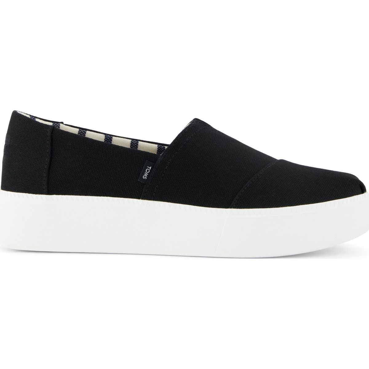 Toms Asher Platform black canvas 41 10023246-41