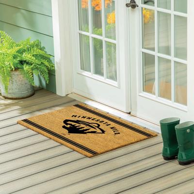 Evergreen Minnesota Wild Monochrome Indoor/Outdoor Coir Door Mat