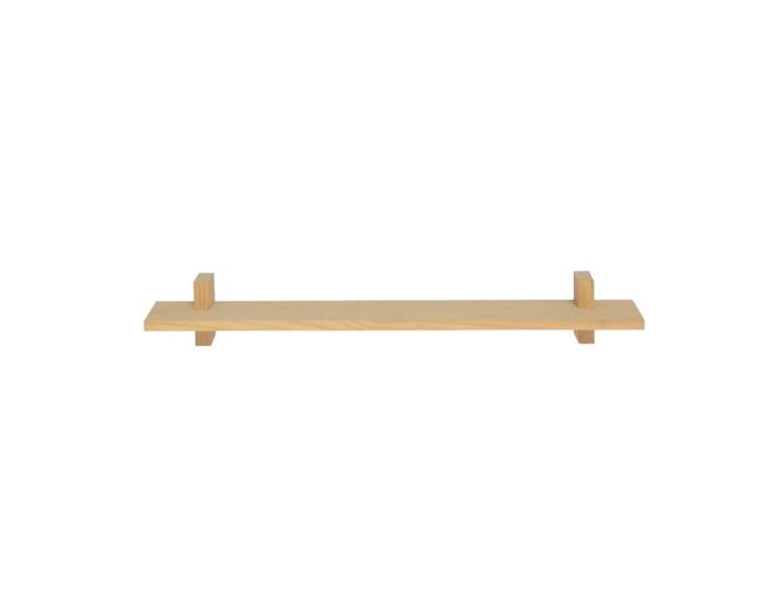 Etagère murale individuelle en bois de pin naturel 120 cm Verni