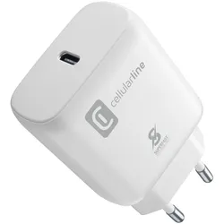 Cellularline USB Typ-C Super Fast Travel Charger 25W White