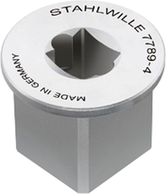 7789-4 Carré adaptateur Länge 15,5 mm; Durchmesser 29 mm ; Stahlwille (58524090)