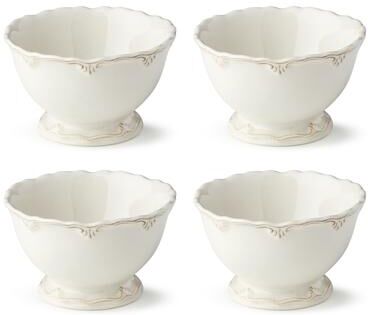 Certified International Heritage Scroll 16 oz. Cereal Bowls,Set of 4 - 5.25'' W x 5.25'' D x 3.25'' H