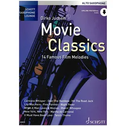 Schott Notenbuch Schott Saxophone Lounge - Movie Classics Altsax, mit CD, DIN A4... - Notenbuch