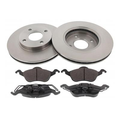 MAPCO Bremsensatz, Scheibenbremse 47655 Vorderachse belüftet 258mm 22mm für Ford MAZDA