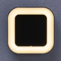 Quadrarische moderne LEDVANCE LED Außen Wandleuchte Endura Style Square in Anthrazit
