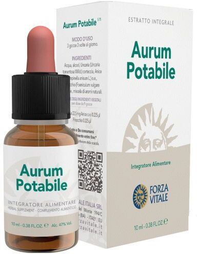 Forza Vitale Aurum Potable Gold Spagyric Metal 10 ml