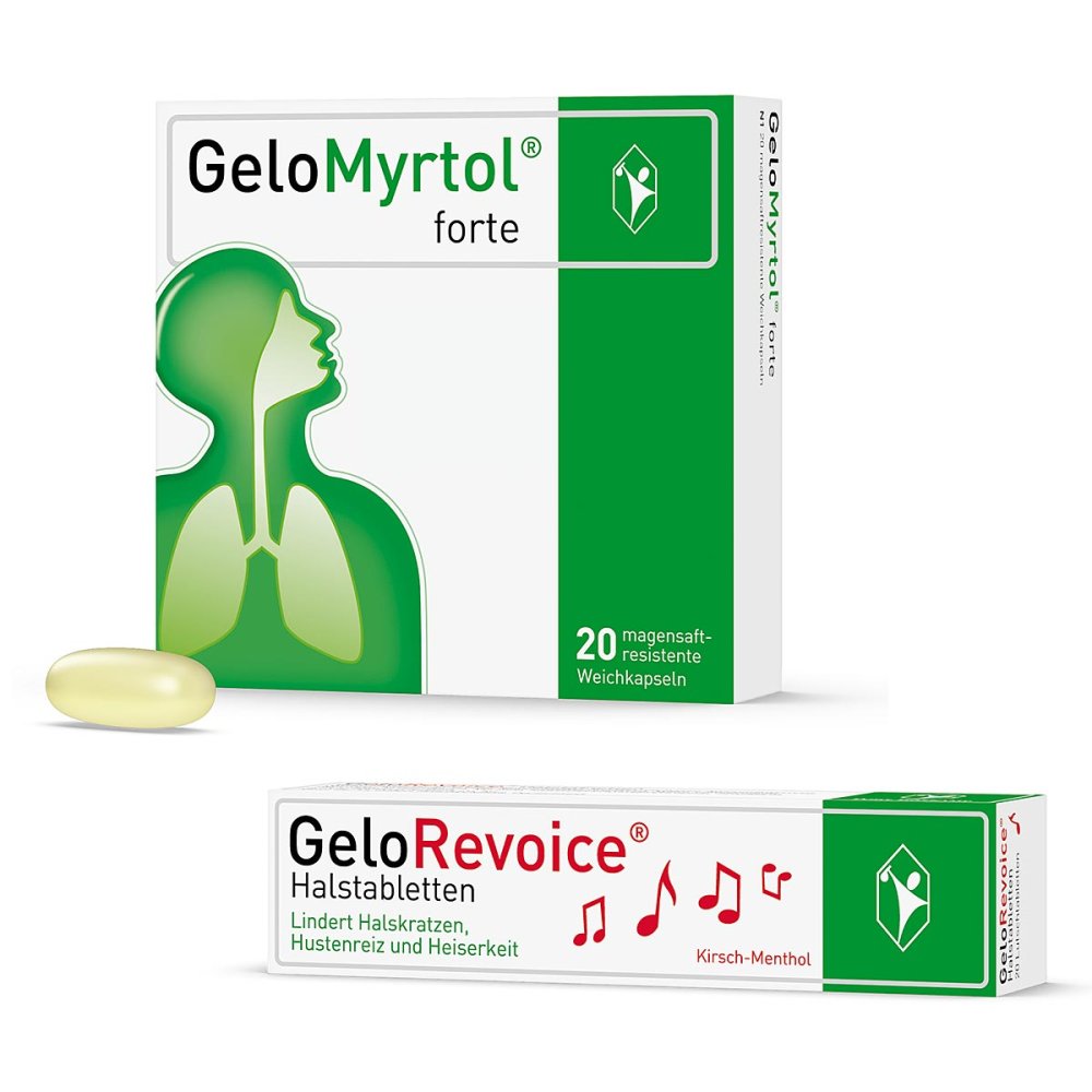 G. Pohl-Boskamp GmbH & Co. KG Gelomyrtol Forte + Gelorevoice Kirsch-Menthol 08105308