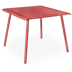 Vapio Outdoortisch Aluminium 90x90x74 cm Koralle