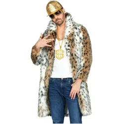 Wilbers Herren Pelzmantel, Pimp Panther, lang (XL)