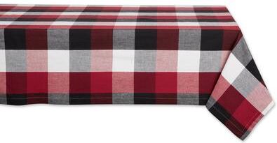 DII Tri Color Check Tablecloth