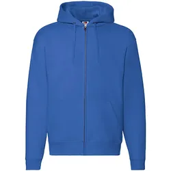 Kapuzen-Sweatjacke PREMIUM "F401" - M - royal blue