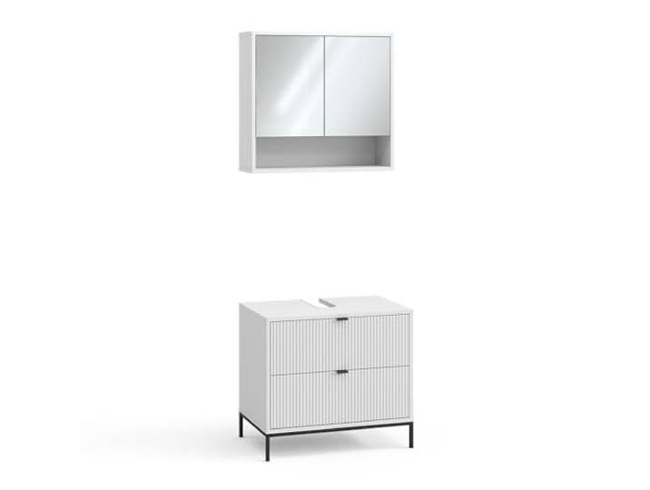 Vicco Badmöbel-Set Eliza, Weiß 70 cm
