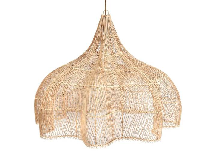 Suspension rotin marron 150x150x103cm