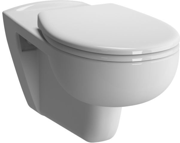VitrA Conforma Wand-Tiefspül-WC 5813B003-0075 35,5x70cm, Rollstuhlgerecht, Sitzhöhe 48cm, weiß