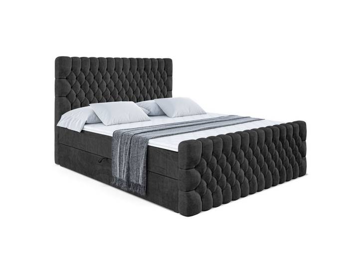 BOXBETT SERENE-Z - 140 x 200 - H3 - Schwarz