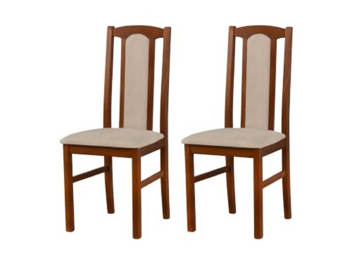 LeafDesign Esszimmerstühle 2er Set, Massivholz, Gepolstert, Kastanie Küchenstühle, Esstischstühle und Essstühle für Wohnzimmer, Restaurant, Café, Hotel und Gastronomie – hoher Sitzkomfort