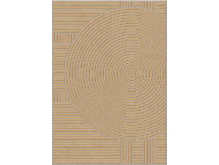 Teppich Lana Beige, Grau Architektonisch Wolle, Polyamid 120 x 170 cm