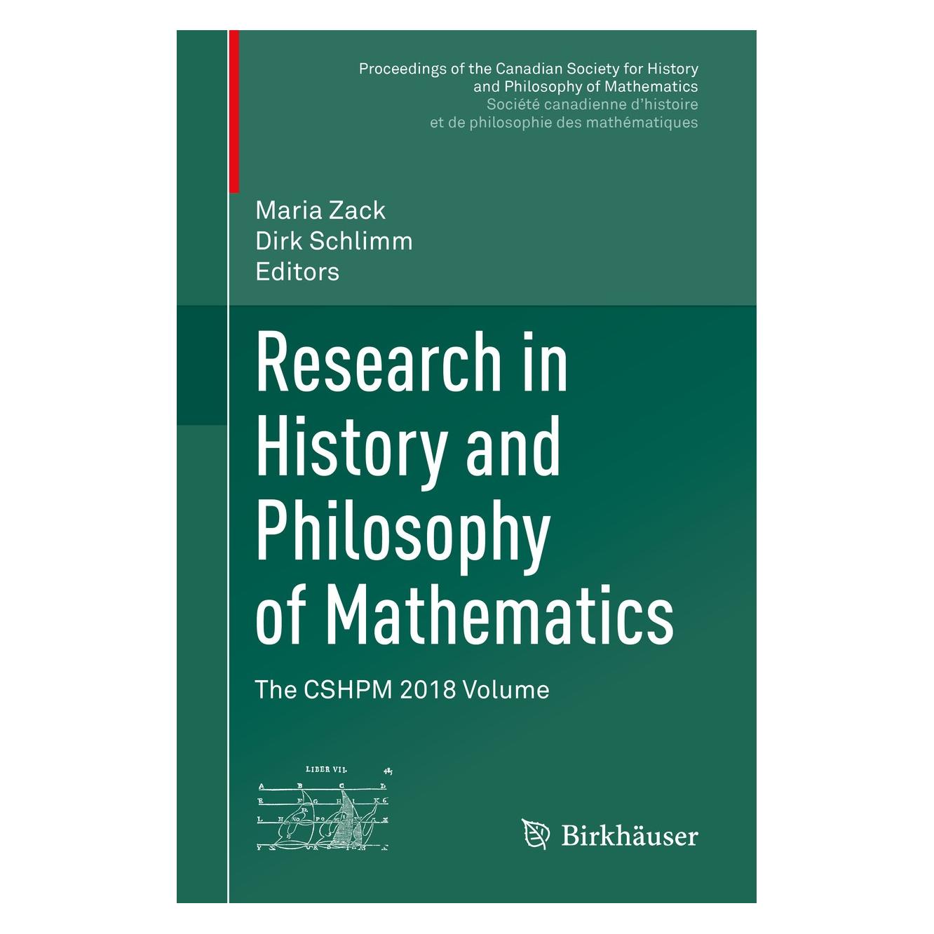 Springer Research in History and Philosophy of Mathematics (Englisch, Hardcover, Dirk Schlimm, Maria Zack) (9783030311964)