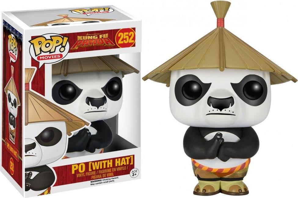 Funko POP! Kung Fu Panda Po met hoed figuur