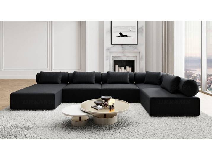 Couchlandschaft Laguardia U-Form in Stoff