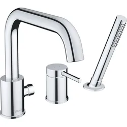 Duravit Circle 3-Loch Wannenarmatur, Ausladung 215 mm, Wannenrandmontage, chrom, CE5260000010