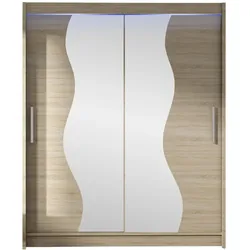 SCHWEBETÜRENSCHRANK Westa S, mit RGB LED Beleuchtung