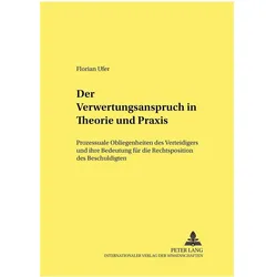 Der Verwertungswiderspruch in Theorie und Praxis, Fachbücher von Florian Ufer