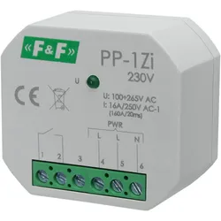 Elektromagnetisches Relais 230V 16A (160A/20ms) F&F PP-1ZI-230V