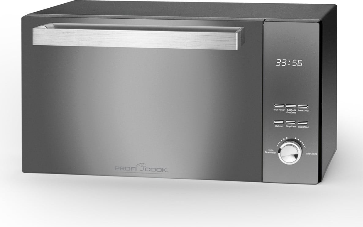 ProfiCook magnetron PC-MWG 1204 met grillfunctie en 800 watt vermogen