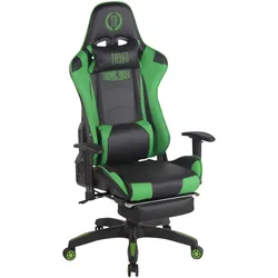 CLP Gaming Bürostuhl Turbo I Höhenverstellbarer Schreibtischstuhl Mit Fußablage
